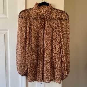 Zimmerman leopard print blouse